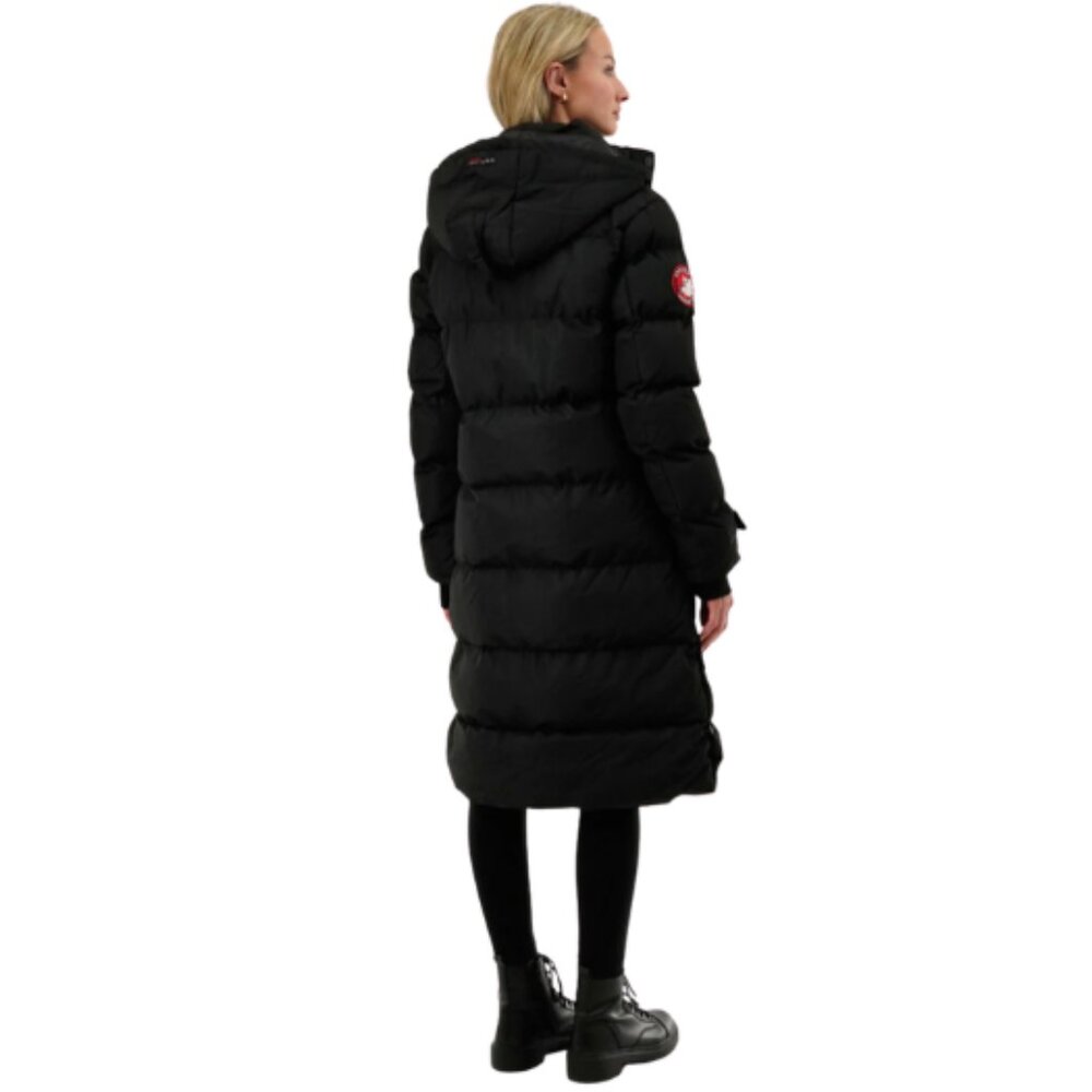 Canada Weather Gear Women’s Longline Black Puffer Parka - Picture 4 of 14